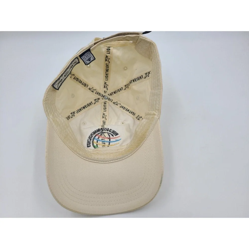 Bridgestone Invitational World Golf Championships Ahead Adjustable Hat Cap Beige